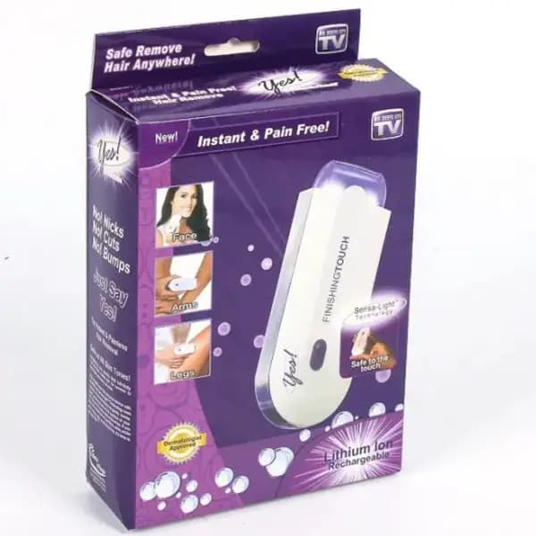 YES Finishing Touch USB Rechargeable 2 in 1 Instant Painless Hair Removal Machine for Men Women