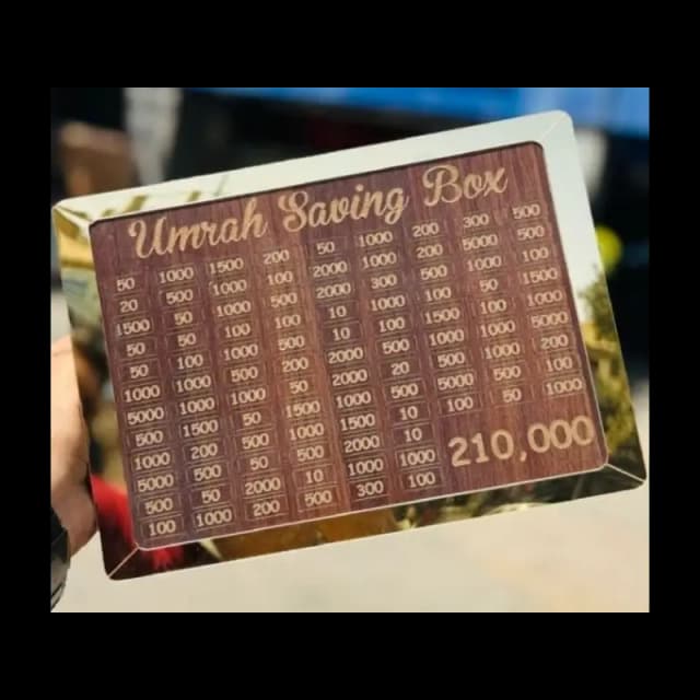 Umrah saving box