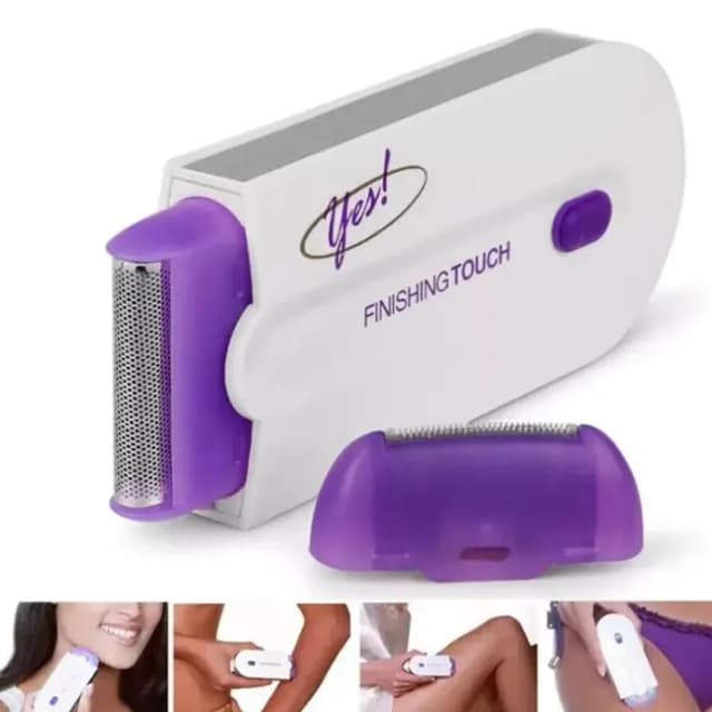 YES Finishing Touch USB Rechargeable 2 in 1 Instant Painless Hair Removal Machine for Men Women