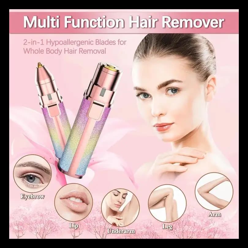 2 in 1 Electric Eyebrow Trimmer