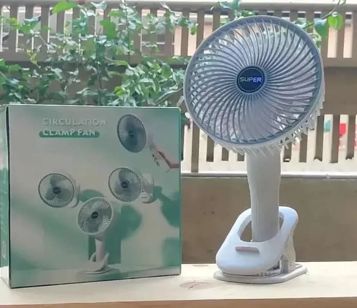 2 in 1 Reachargeable and Portable Table and Hand Fan